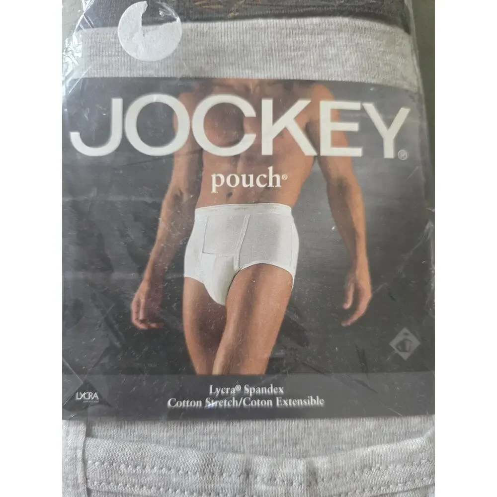 VTG 1999 Jockey Men’s Pouch Full Rise Brief Size XL Tightie Whities Tighty GRAY